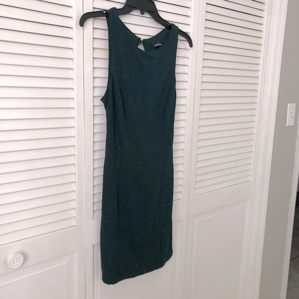Speechles green and glitter dress